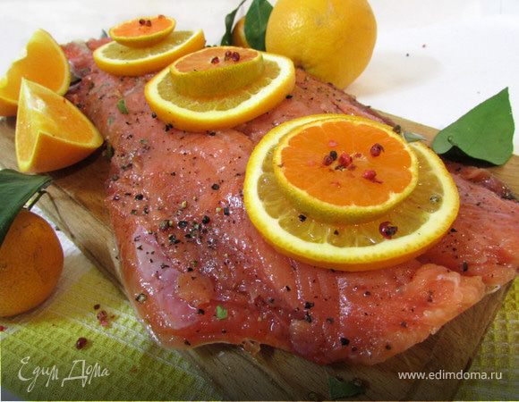 Пряная форель с апельсинами Пряная форель с апельсинами