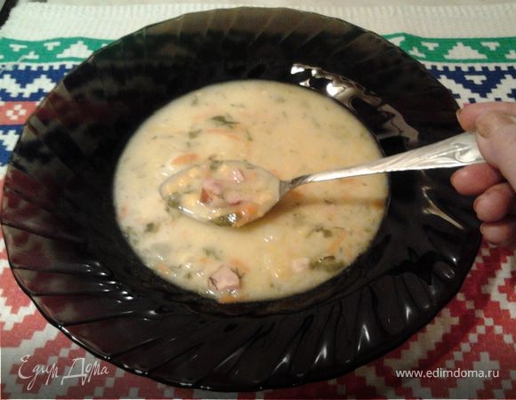 Ковбойский суп с кукурузой Ковбойский суп с кукурузой