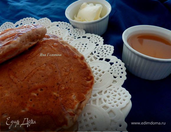 Овсяные оладьи с корицей  