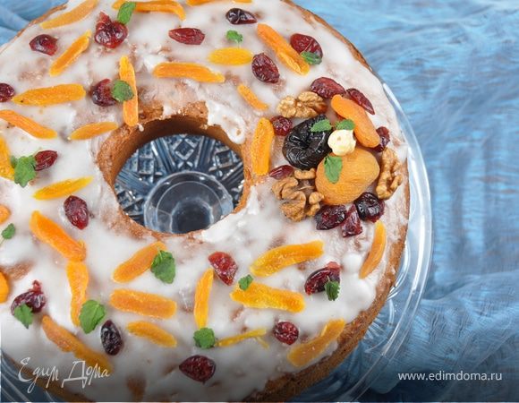 Ореховый кекс с глинтвейном