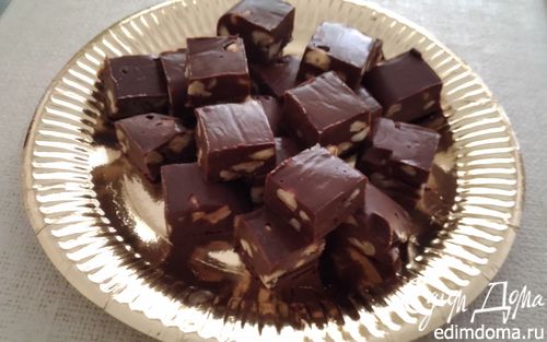 Рецепт Шоколадно-ореховый фадж без масла
