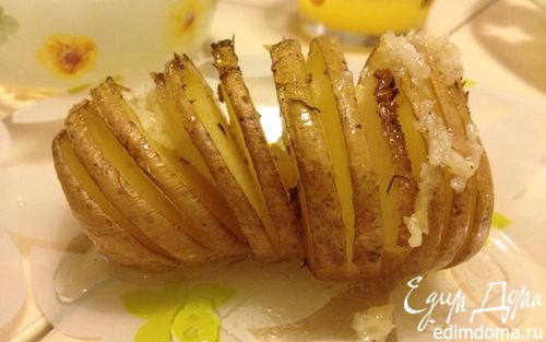 Рецепт Запеченная картошка с чесночной заправкой