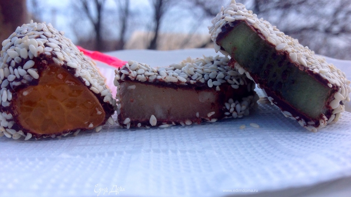 Конфеты с фруктами