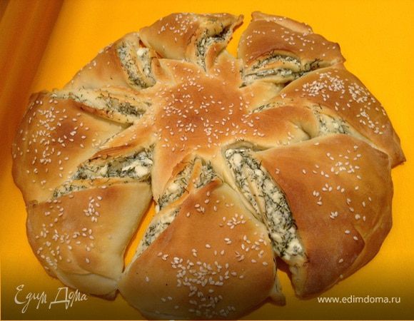 Пирог с брынзой