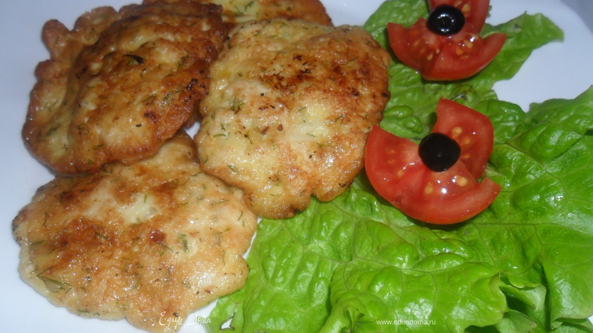 Куриные котлетки-блинчики