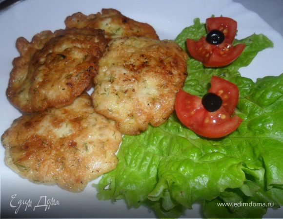 Куриные котлетки-блинчики