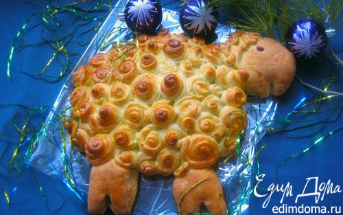 Рецепт Дрожжевой пирог "Гламурная овечка"