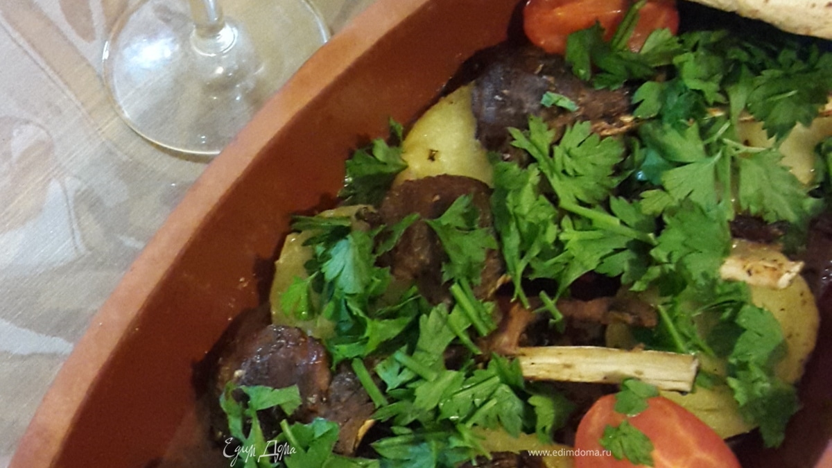 Каре ягненка с картофелем