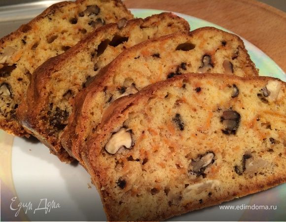 Тыквенный кекс с грецкими орехами Тыквенный кекс с грецкими орехами