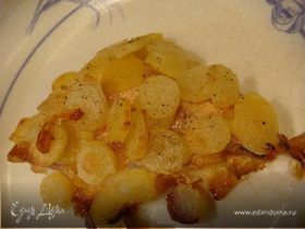 Золотая рыбка - окунь под картофельной чешуей