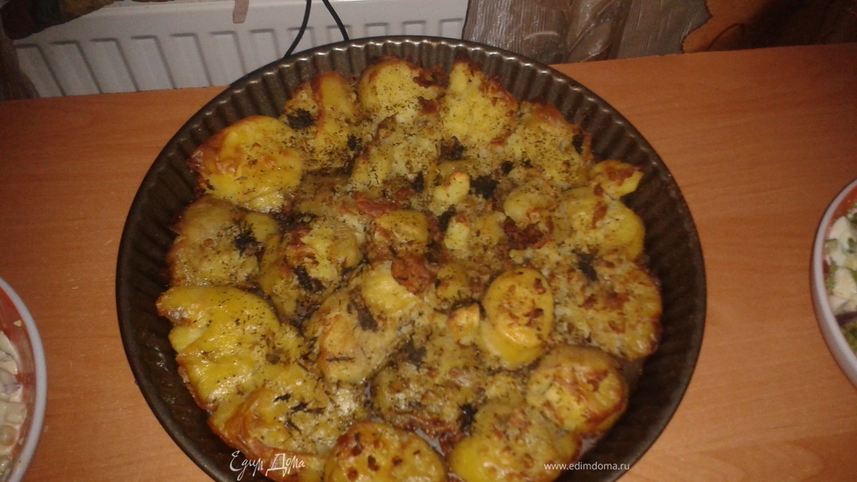 Картошка запеченная с хрустящей корочкой