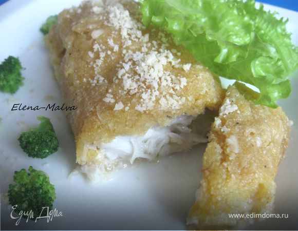 Нежное филе трески в миндальной корочке