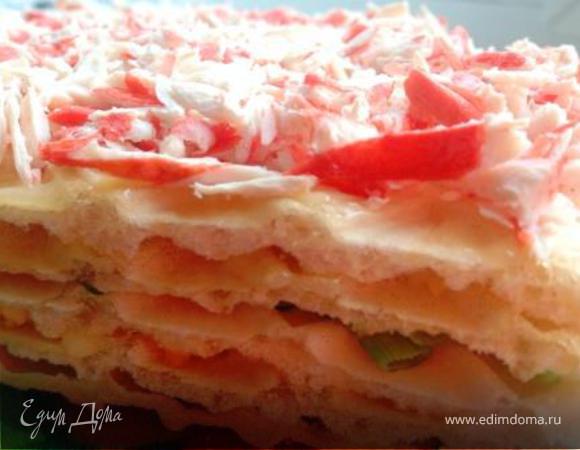 Рыбный торт