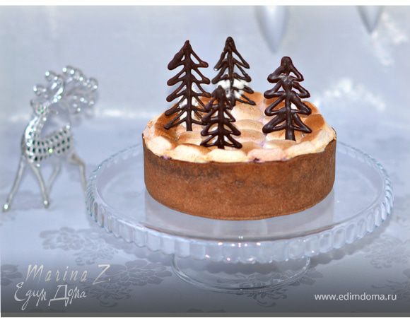 Шоколадный торт с маршмеллоу Шоколадный торт с маршмеллоу