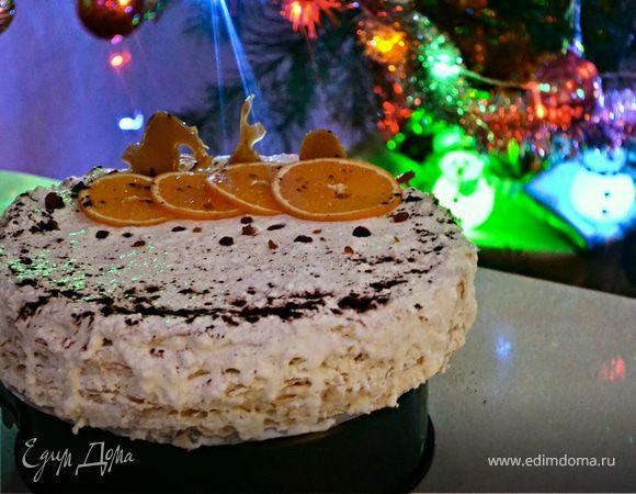 Наполеон с творожным кремом Наполеон с творожным кремом