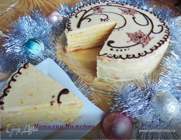 Тыквенно-апельсиновый торт "Феерия вкуса"