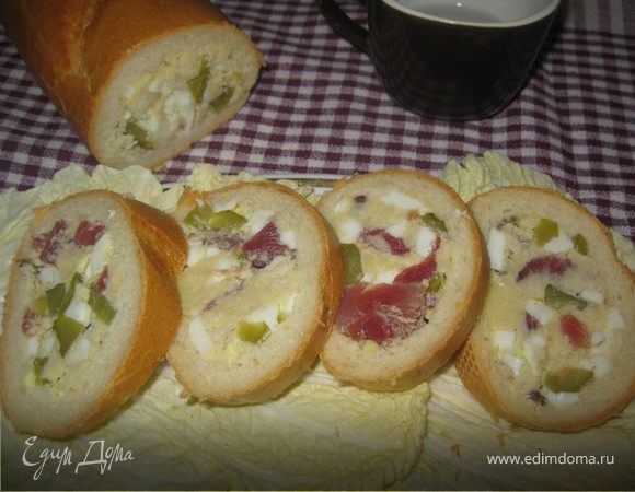 Бутерброд-рулет Бутерброд-рулет