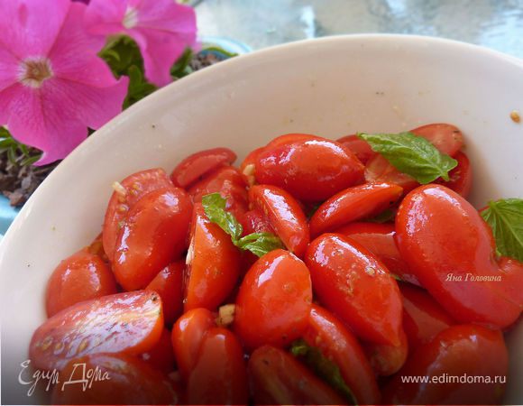 Помидоры с имбирем и лимоном