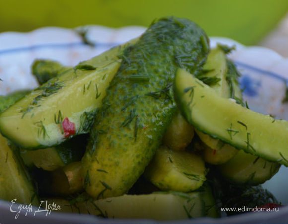 Огурчики на скорую руку