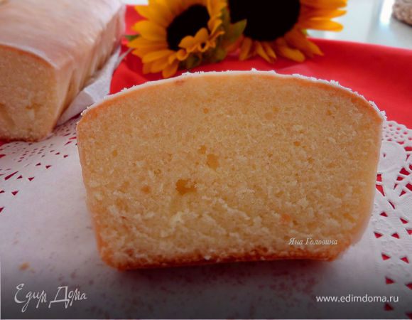 Лимоный кекс в лимонной глазури