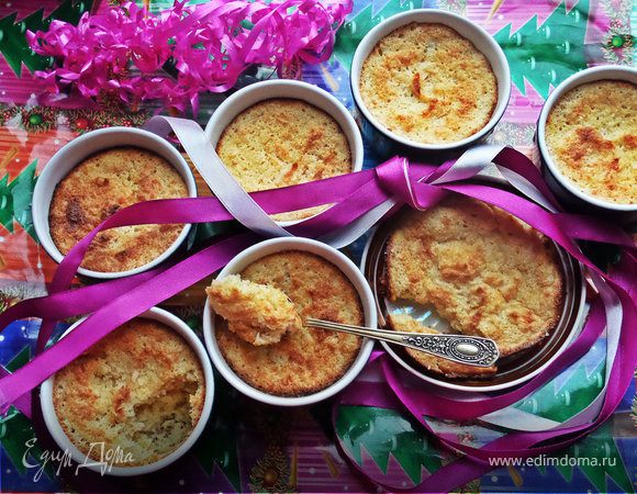 Ананасовое суфле с кокосом