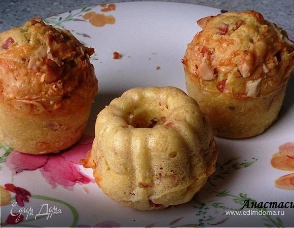 Маффины с сыром и орехами макадамии Маффины с сыром и орехами макадамии