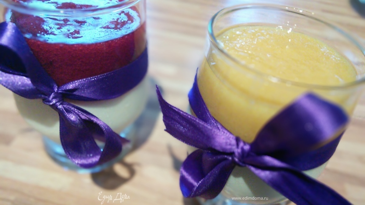 Панна котта с апельсиновым желе