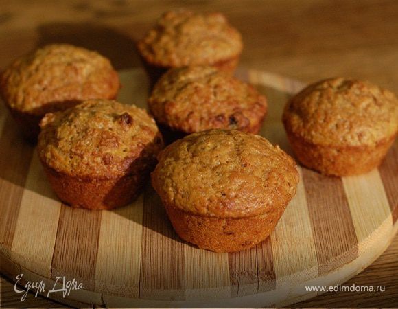 Тыквенные маффины с изюмом и имбирем Тыквенные маффины с изюмом и имбирем