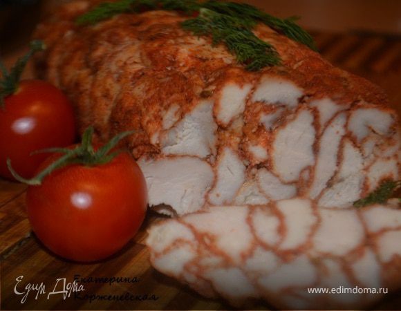Куриный рулет с паприкой