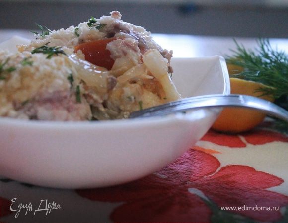 Рагу рыбное из духовки