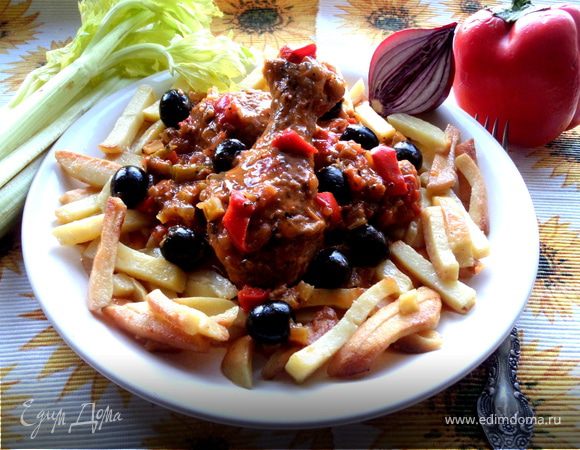 Куриные ножки по-средиземноморски