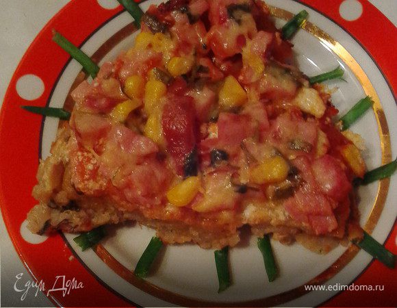 Картофельная пицца на сковороде