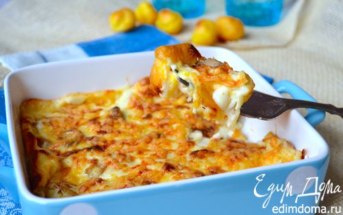 Рецепт Ньокки-суфле под грибным соусом бешамель