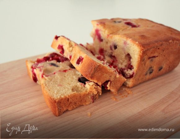 Кекс с маскарпоне и клюквой Кекс с маскарпоне и клюквой