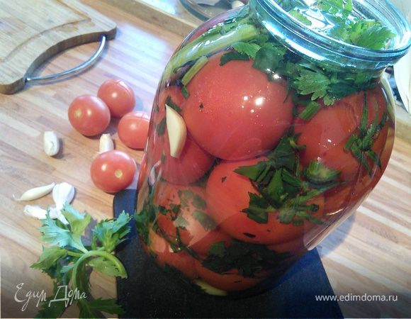 Солёные помидоры зимой 