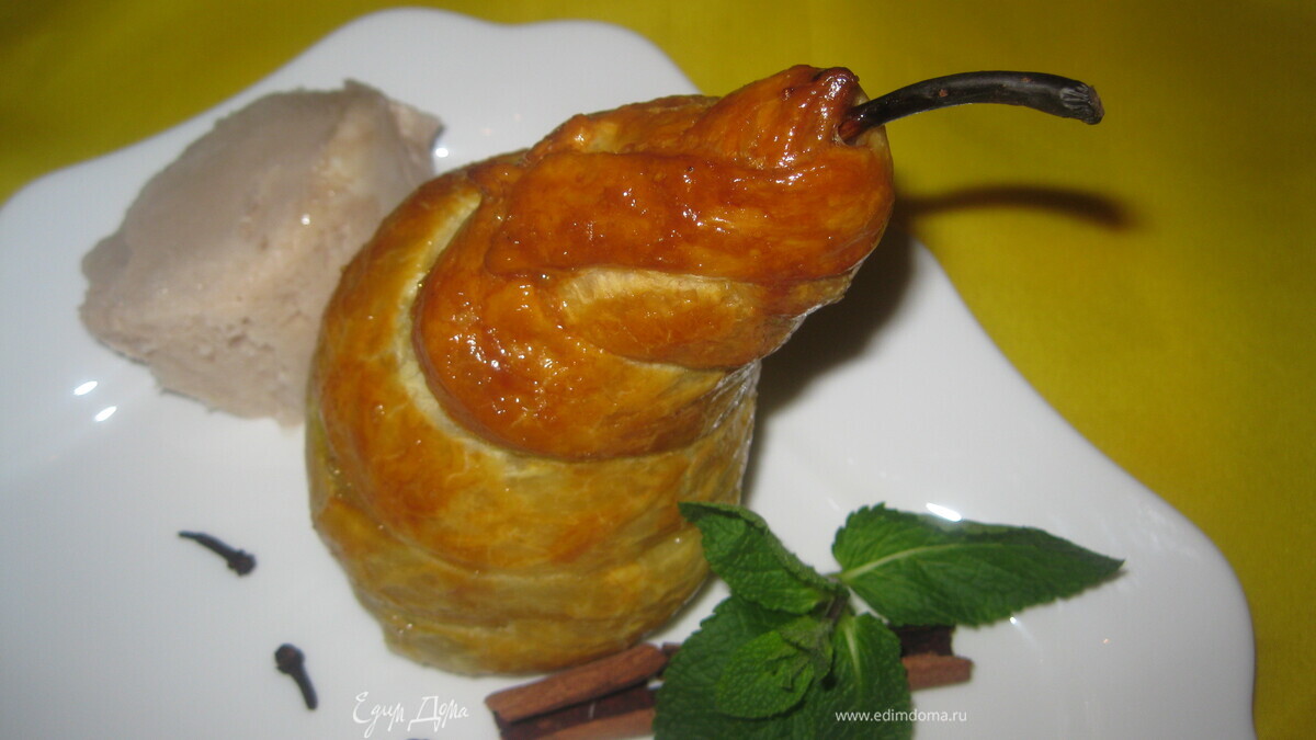 Груши в тесте