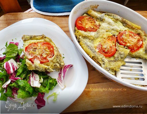 Фриттата с помидорами