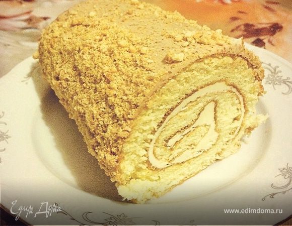 Бисквитный торт-рулет Бисквитный торт-рулет