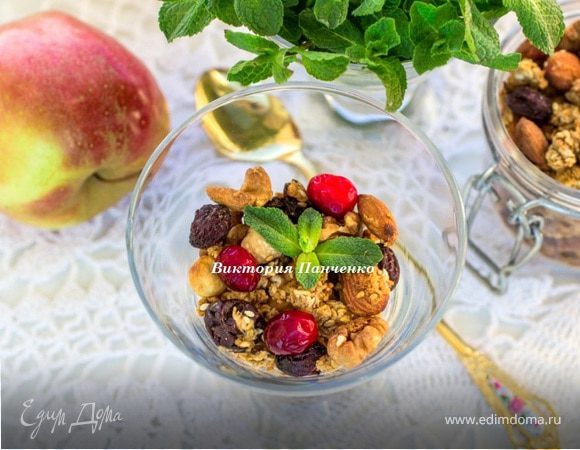 Яблочная гранола