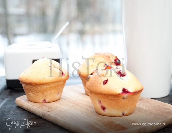 Английские кексы с брусникой Английские кексы с брусникой