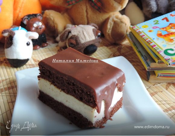 Детское шоколадное пирожное "Киндер"