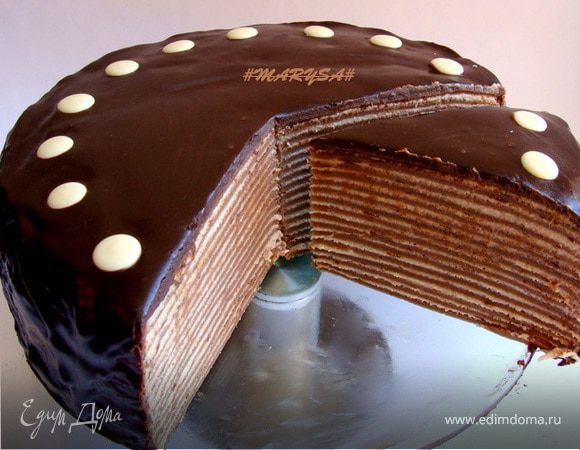 Блинный Торт Шоколадный Рецепты С Фото