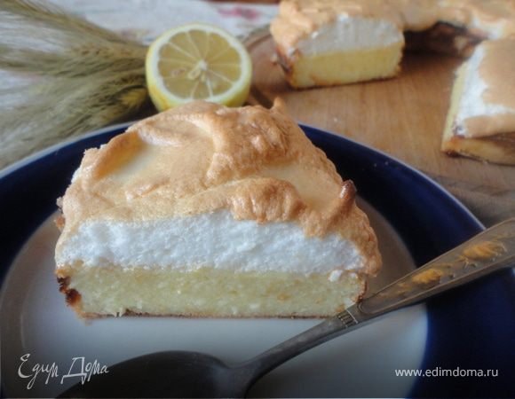 Творожная запеканка с меренгой и цитрусовой ноткой