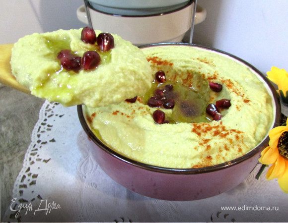 Хумус биль тахина с авокадо Хумус биль тахина с авокадо