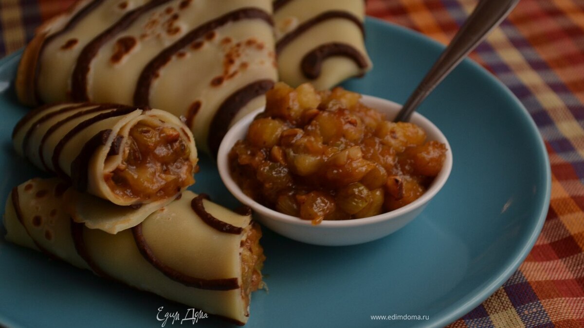 Полосатые блинчики