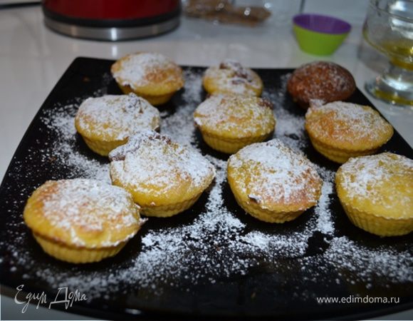 Тыквенные маффины с шоколадной начинкой Тыквенные маффины с шоколадной начинкой