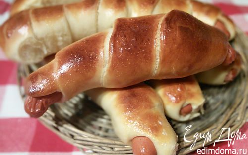 Рецепт Сосиски в тесте