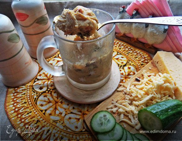 Омлет с зеленью за 2 минуты