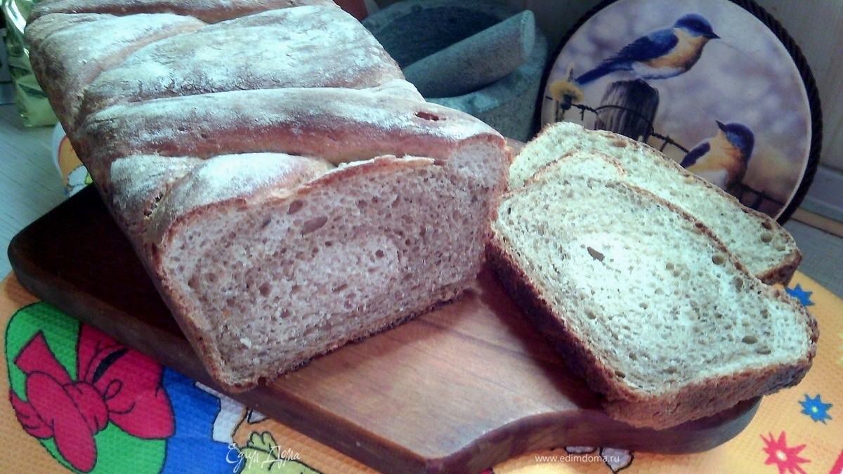 Ржаной хлеб на пшеничной опаре