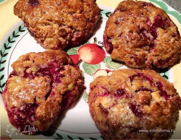 Малиновые сконы Малиновые сконы